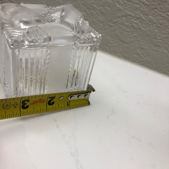 AnnaHutte Square Bow 3 1/4" Trinket Box Germany - Picture 7 of 9